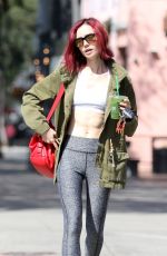 LILY COLLINS Out and About in Los Angeles 07/13/2016