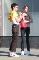 LILY-ROSE DEPP Out for Lunch in Hollywood 07/05/2016