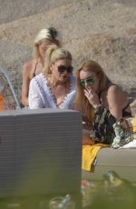 LINDSAY LOHAN ang HOFIT GOLAN on the Beach in Sardinia 07/30/2016