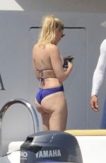 LINDSAY LOHAN ang HOFIT GOLAN on the Beach in Sardinia 07/30/2016