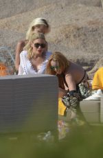 LINDSAY LOHAN ang HOFIT GOLAN on the Beach in Sardinia 07/30/2016