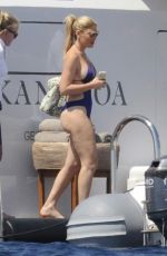 LINDSAY LOHAN ang HOFIT GOLAN on the Beach in Sardinia 07/30/2016