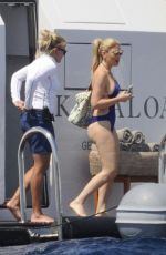 LINDSAY LOHAN ang HOFIT GOLAN on the Beach in Sardinia 07/30/2016