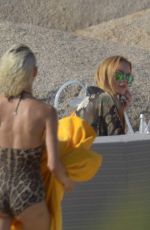 LINDSAY LOHAN ang HOFIT GOLAN on the Beach in Sardinia 07/30/2016