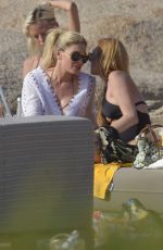 LINDSAY LOHAN ang HOFIT GOLAN on the Beach in Sardinia 07/30/2016