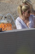 LINDSAY LOHAN ang HOFIT GOLAN on the Beach in Sardinia 07/30/2016