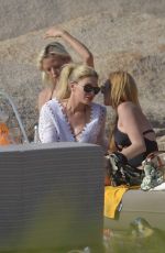 LINDSAY LOHAN ang HOFIT GOLAN on the Beach in Sardinia 07/30/2016