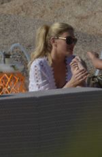 LINDSAY LOHAN ang HOFIT GOLAN on the Beach in Sardinia 07/30/2016