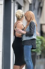 LINDSAY LOHAN at a Bar in London 07/16/2016