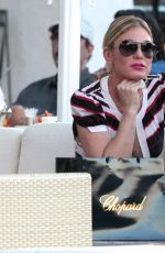 LINDSAY LOHAN Shopping at Fine Swiss Jewellers Chopard in Porto Cervo 07/29/2016