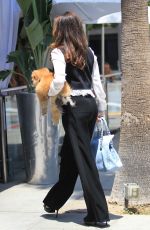 LISA VANDERPUMP Out with Her Dog in Beverly Hills 06/30/2016