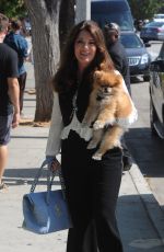 LISA VANDERPUMP Out with Her Dog in Beverly Hills 06/30/2016