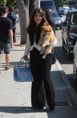 LISA VANDERPUMP Out with Her Dog in Beverly Hills 06/30/2016