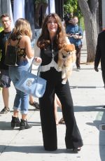 LISA VANDERPUMP Out with Her Dog in Beverly Hills 06/30/2016