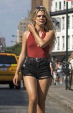 LOUISA JOHNSON Out and About in New York 07/22/2016