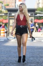 LOUISA JOHNSON Out and About in New York 07/22/2016
