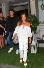 LOUISE THOMPSON Leaves Orangina Shake La Vie Launch Party in London 07/27/2016