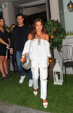 LOUISE THOMPSON Leaves Orangina Shake La Vie Launch Party in London 07/27/2016