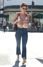 LUCY HALE Out and About in Los Angeles 07/21/2016