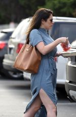 LUCY PINDER Out and About in Beverly Hills 05/19/2016