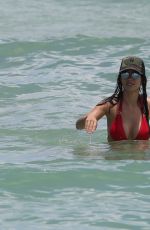 LUDIVINE SAGNA in Bikininat a Beach in Miami 07/14/2016 