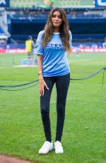 MADISON BEER Singing National Anthem at Yankee Stadium in New York 07/30/2016