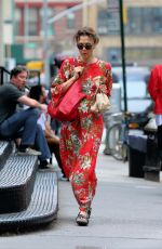 MAGGIE GYLLENHAAL Out and About in New York 06/28/2016