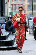 MAGGIE GYLLENHAAL Out and About in New York 06/28/2016