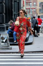 MAGGIE GYLLENHAAL Out and About in New York 06/28/2016