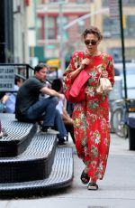 MAGGIE GYLLENHAAL Out and About in New York 06/28/2016