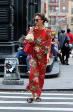 MAGGIE GYLLENHAAL Out and About in New York 06/28/2016