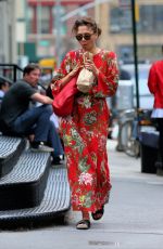 MAGGIE GYLLENHAAL Out and About in New York 06/28/2016