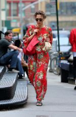 MAGGIE GYLLENHAAL Out and About in New York 06/28/2016