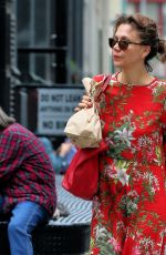MAGGIE GYLLENHAAL Out and About in New York 06/28/2016