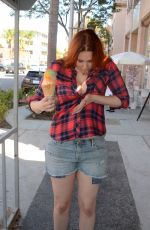 MAITLAND WARD Eating Ice Cream in Los Angeles 07/13/2016
