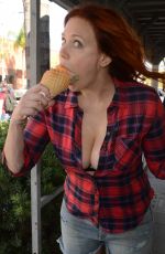MAITLAND WARD Eating Ice Cream in Los Angeles 07/13/2016