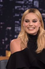 MARGOT ROBBIE at Tonight SHow Starring Jimmy Fallon in New York 07/29/2016
