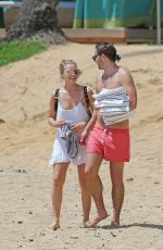 MARGOT ROBBIE in Bikini at a Beach in Hawaii 07/14/2016
