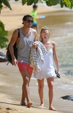 MARGOT ROBBIE in Bikini at a Beach in Hawaii 07/14/2016