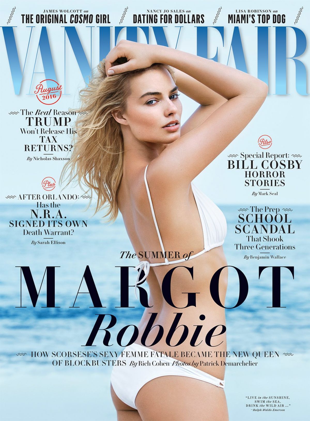 Margot Robbie In Vanity Fair Magazine August Issue Hawtcelebs