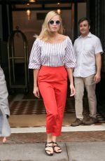 MARGOT ROBBIE Leaves Greenwich Hotel in New York 07/29/2016
