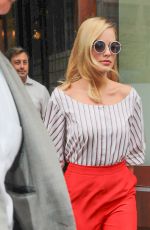 MARGOT ROBBIE Leaves Greenwich Hotel in New York 07/29/2016