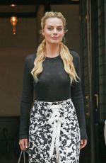 MARGOT ROBBIE Leaves Her Hotel in New York 07/30/2016