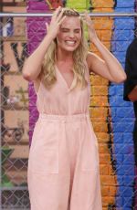 MARGOT ROBBIE on the Set of Despierta America in Miami 07/25/2016