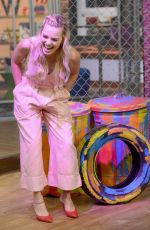 MARGOT ROBBIE on the Set of Despierta America in Miami 07/25/2016