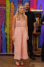 MARGOT ROBBIE on the Set of Despierta America in Miami 07/25/2016