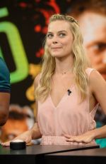 MARGOT ROBBIE on the Set of Despierta America in Miami 07/25/2016