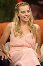 MARGOT ROBBIE on the Set of Despierta America in Miami 07/25/2016