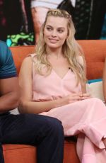 MARGOT ROBBIE on the Set of Despierta America in Miami 07/25/2016