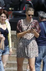MARIA SHARAPOVA at Columbus Monument in Barcelona 07/11/2016
